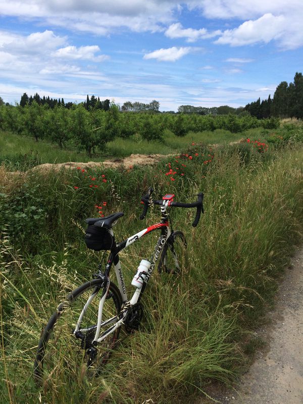 Lengthy bike tour through Laroque d’Alberes