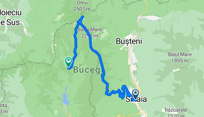 Sinaia-Babele-Omu peak-Padina