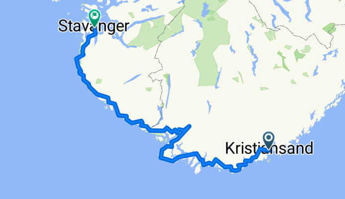 Berlino-Oslo 3à parte      Kristiansand-Stavanger