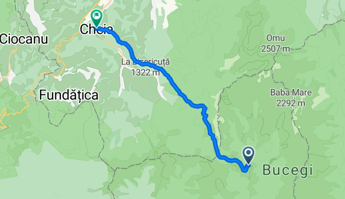 Padina-Strunga-Cheia (Moieciu de Sus)