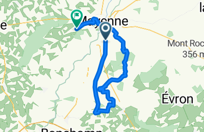 Route in der Bikemap App öffnen