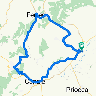 Long ride through San Damiano d'Asti