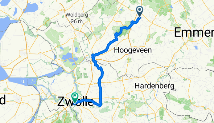 Beilen - Meppel - Dalfsen - Zwolle