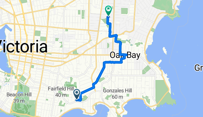 Short ride from Victoria to Oak Bay