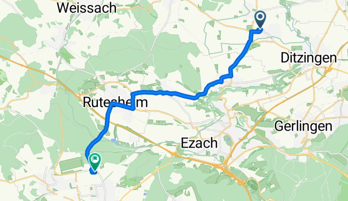 Radrunde von Ditzingen nach Renningen