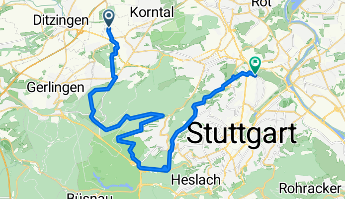 Weilimdorf - Stuttgart Nord - with a little extension