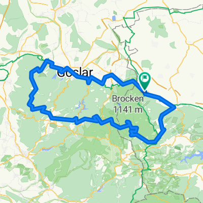 Ilsenburg - Brocken - ilsenburg (gefahren)