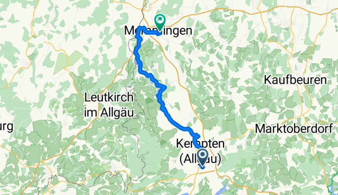 Durach- Memmingen Illerradweg