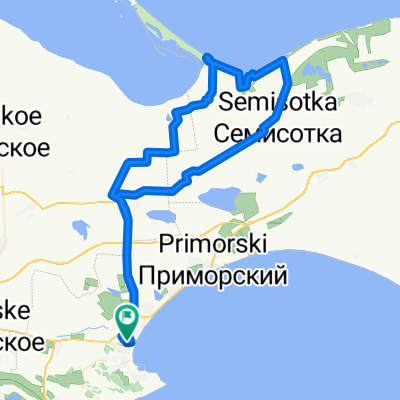 Феодосия-Арабатская крепость-Каменское-Семисотка-Фронтовое-Феодосия 12.06.2016