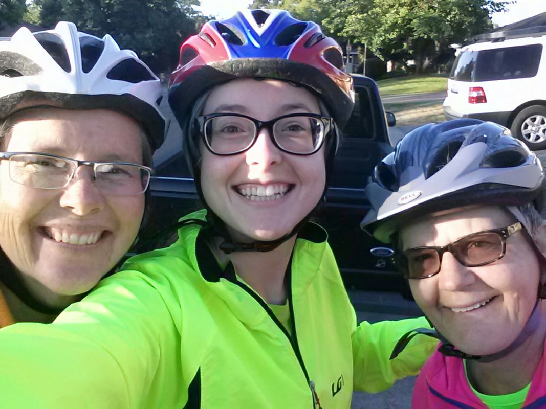 Bike route from Robin's house to Effie Yeaw