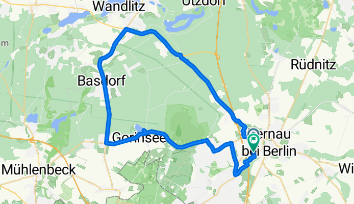 Bernau - Wandlitz - Basdorf - Schoenwalde - Bernau