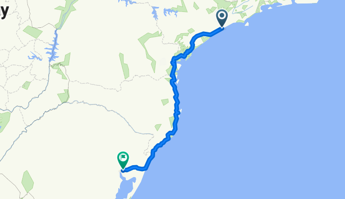 São Paulo - Porto Alegre (litoral)
