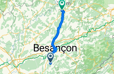 Route in der Bikemap App öffnen