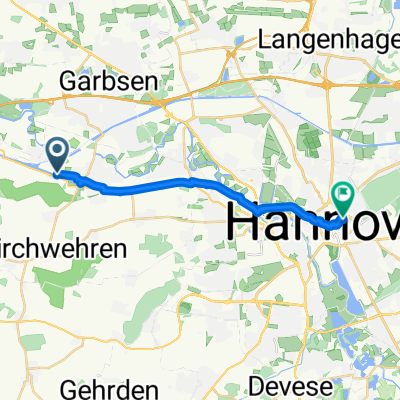 Radrunde von Seelze nach Hannover