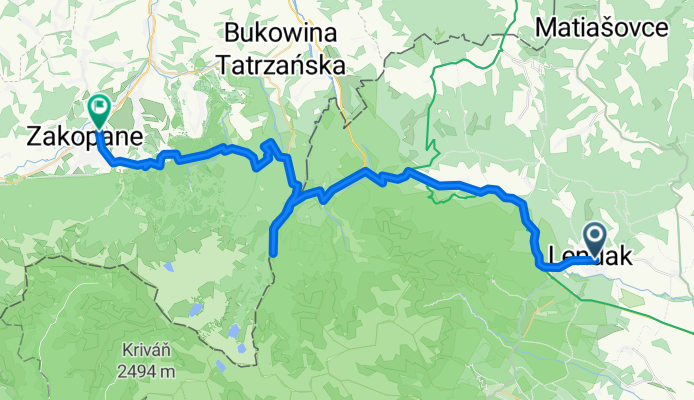 Lendak-BialaWoda-Zakopane