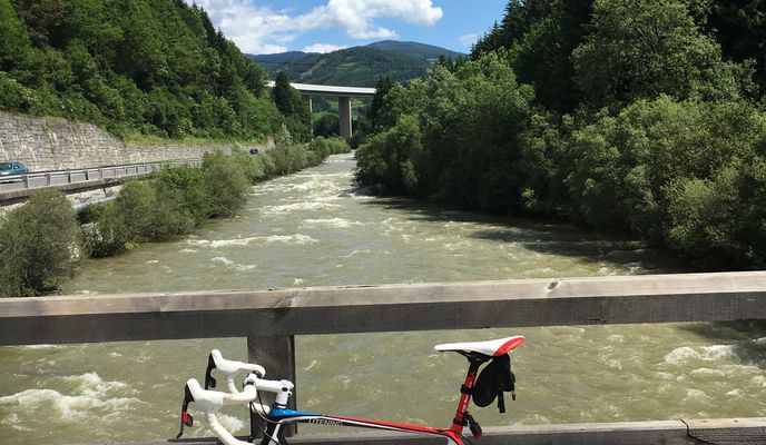 Foto 1 der Bikemap-Route "Radrunde über Döbriach Sappl Treffling Gmünd Spittal Ferndorf"