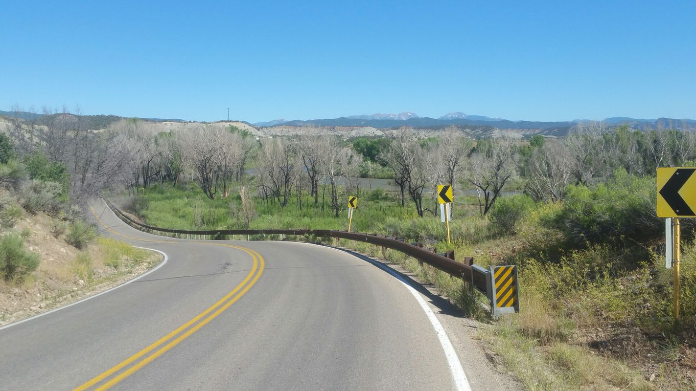 Long bike tour from Aztec to Durango