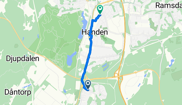 Quick ride from Jordbro to Haninge