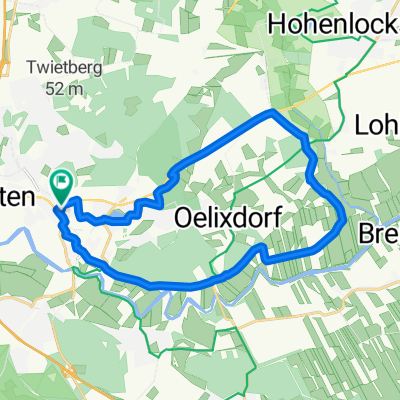 Ausfahrt durch Itzehoe