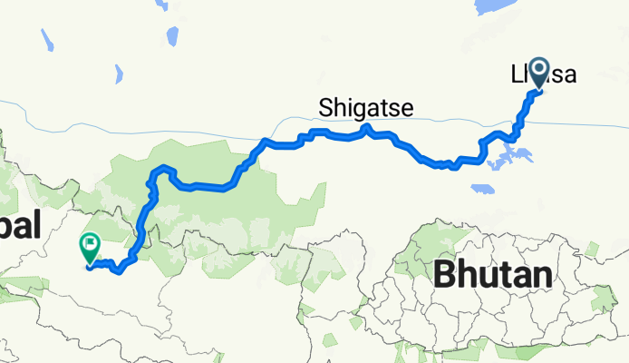 Lhasa to Kathmandu
