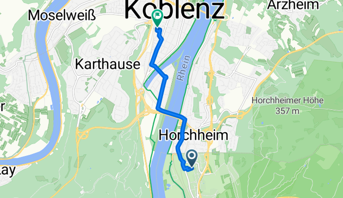Naar station Koblenz
