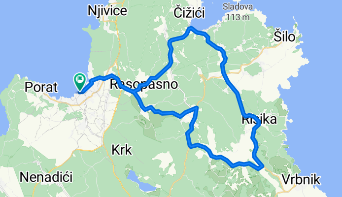 Malinska - Kras - Garica - Risika - Soline - Malinska