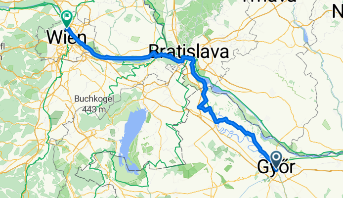 Gyor Bratislava-Wien 154km
