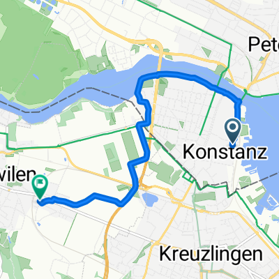 Schnelle Ausfahrt von Konstanz nach Tägerwilen