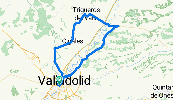 Santovenia - Valoria - Trigueros - Corcos - Cigales - Mucientes - Fuensaldaña