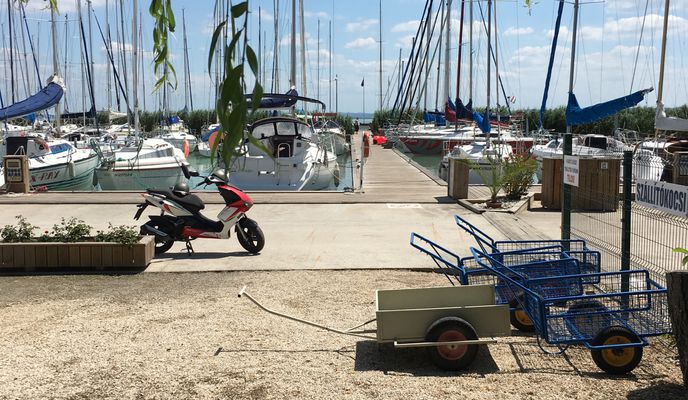 Photo 1 of the Bikemap route "Brief ride from Csopak to Balatonfüred"