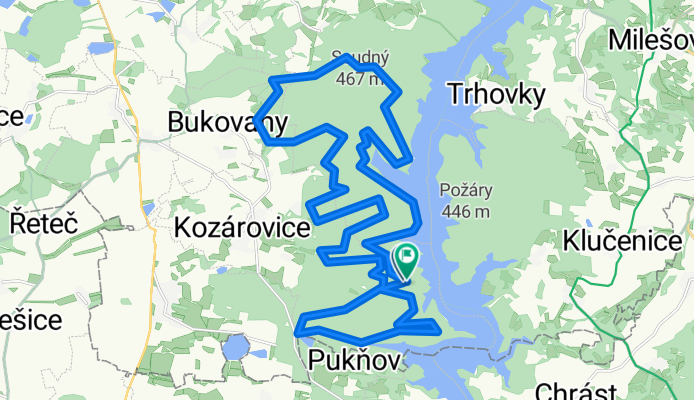 KPŽ Orlík Tour Kooperativy Trasa C