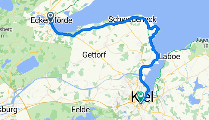 Eckernförde-Kiel 51km