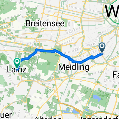 Schnelle Ausfahrt durch Wien