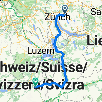 Wangen-Nizza Etappe 1 bis Innertkirchen
