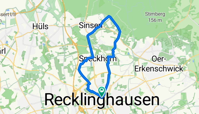 Recklinghausen – Oer – Sinsen – Speckhorn – Recklinghausen