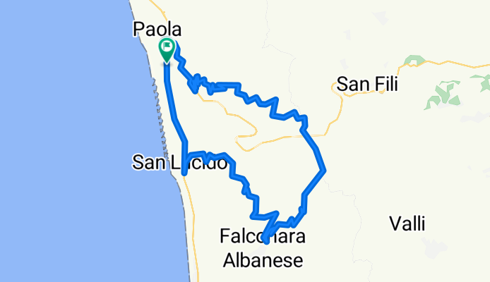paola sp35 /sp38 San lucido 40km 1000mt