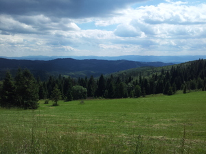 Hebe Bild 3 entlang der Bikemap-Route "Levoča - Pamätník SNP -Kozí hrb - Levočská Dolina - Levoča" hervor