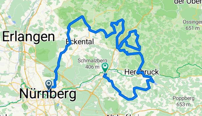 Bergtest um Lauf