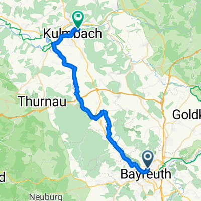M01 Bayreuth - Kulmbach, 30 km