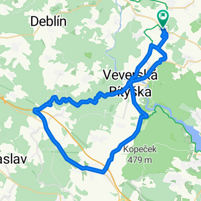 Čebín - Ostrovačice - Šmelcovna - Čebín