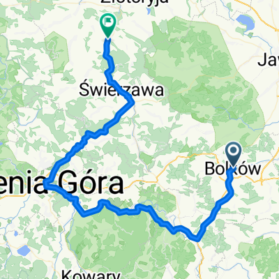Bolkó - Jelenia Góra - Nowy Kościół