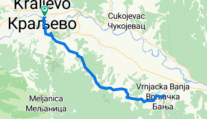 Kraljevo - Vrnjacka Banja-Kraljevo