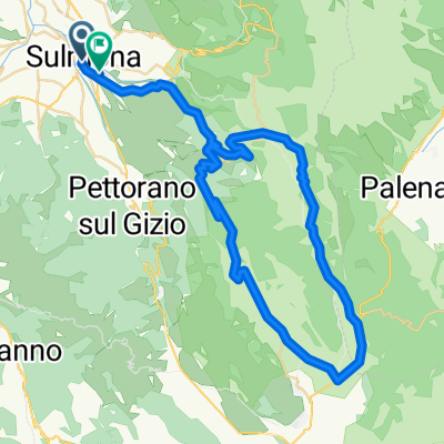 Sulmona-Pescocostanzo-Campo di Giove-Sulmona