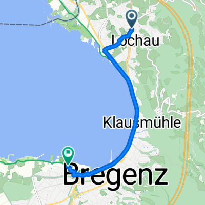 Lochau (Fussballplatz) - Bregenz (Freibad)