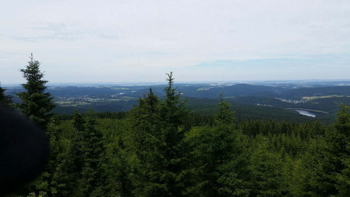 Lange Radrunde durch Schneeberg zum Auersberg