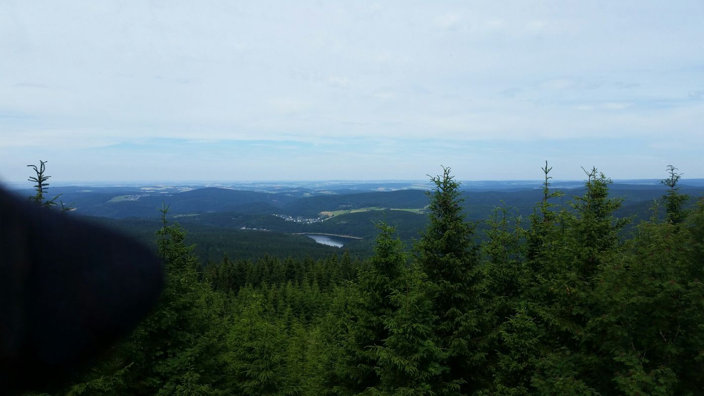 Lange Radrunde durch Schneeberg zum Auersberg