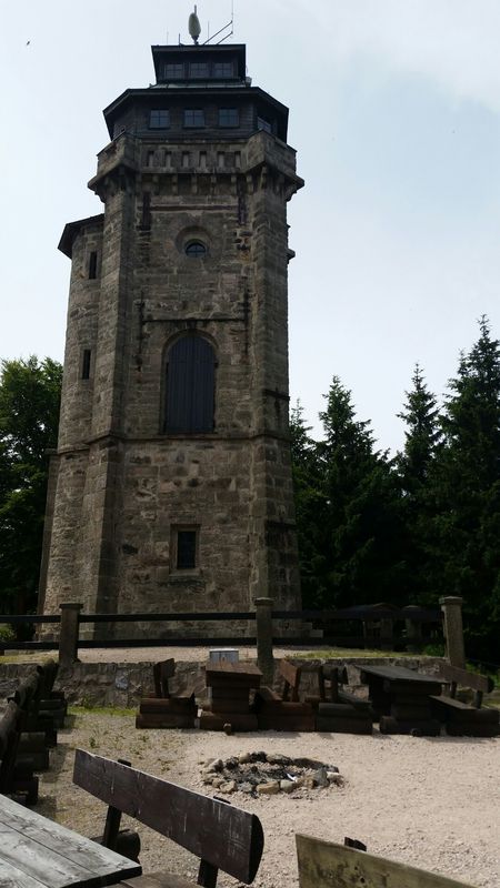 Lange Radrunde durch Schneeberg zum Auersberg