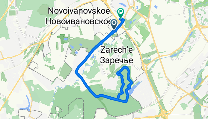 ride from Marfino to Moscow