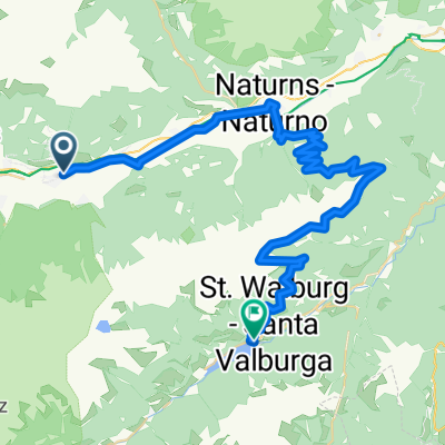 TP 05 Latsch-Naturns Bahnhofstrasse-St.Walburg (50,23km)