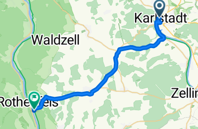 Route in der Bikemap App öffnen
